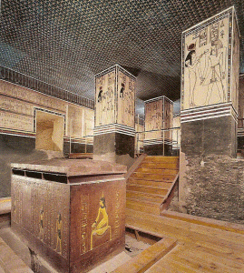 Arq, Egipto, XV, DIN XVIII, Tumba y sarcfago de Tutmosis III, Valle de los Reyes, interior, 1504-1450