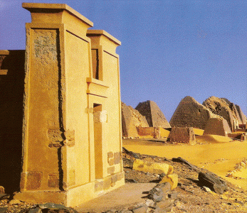 Arq, Egipto, VIII-VII, DIN XXV, Pirmides de Meroe, detalle, Nubia-Kush, Sudn