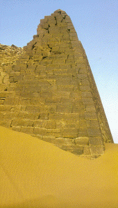 Arq, Egipto, DIN XXV, Pirmides de Meroe, Detalle, Nubia-Kush, Sudn