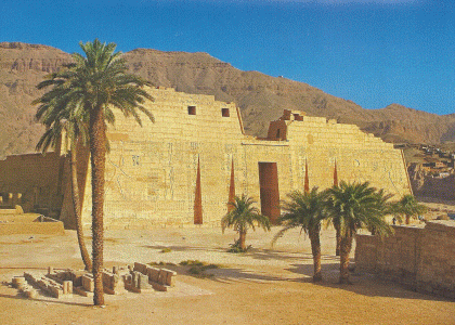 Arq, Egipto, XII, DIN XX, Templo de Medinet Habu, frente a Tebas, Ramss III, 1181-1153