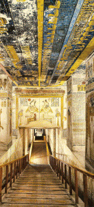 Arq, Egipto, XII, DIN XX, Tumba de Ramss VI, interior, 1143-1136 aC.