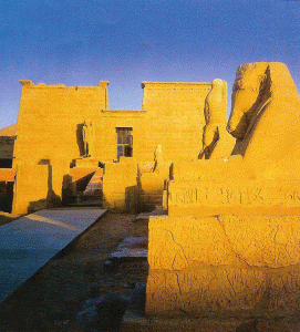 Arq, Egipto, XIII, DIN XIX, Templo de Wadi Sebua, Fachada, Ramss II, Nubia,1279-1213 aC.
