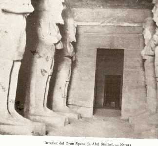 Arq, Egipto, Speos, interior, Ramss II, Abu Simbel,  1279-1213