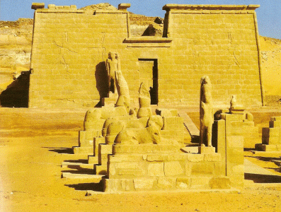 Arq, Egipto, XIII, DIN XIX, WQemplo de Wadi Sebua, Ramss II, Nubia, 1279-1213
