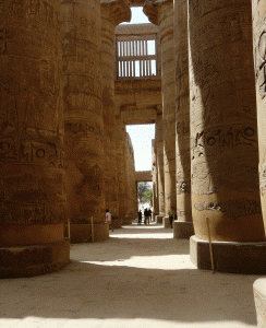Arq, Egipto, DIN XIX-XX, Templo de Amn, Karnak, Sala hipstila, Seti I y Ramss II, Tebas