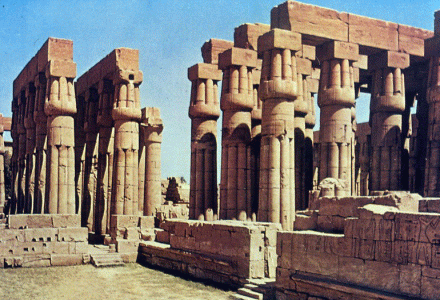 Arq, XIII, DIN XIX, Templo de Amn, Luxor, Tebas, Ramass II, 1279-1213  aC.