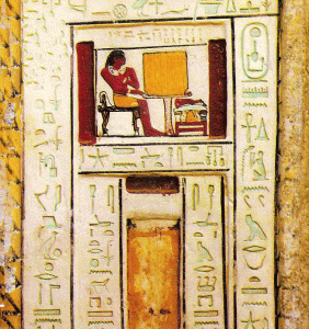 Arq, Egipto, XXIII-XXII, DIN VI, Epoca de Pepi II, Falsa puerta, Tumba de Shendwas y su hijo, Khonsu, Saqqara 2278-2184