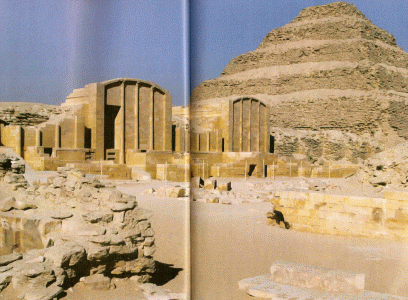 Arquitectura, Egipto, 2630-2611, DIN III, Himotep, Complejo de Djoser, Saqqara