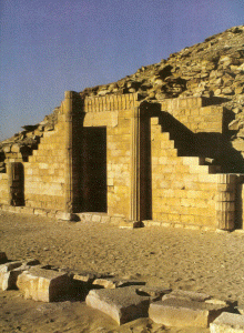 Arquitectura, Egipto, 2630-2611, DIN III. Himotep, Complejo de Djoser, Casa del Sur, Saqqara