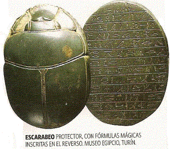 Amuletos, IV-I aC.,Escarabalo, Magia, M. Egipcio, Turn