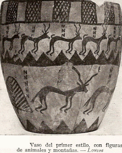 Cermica, Predinstico, Animales,Cultura Badari, M. del Louvre, Pars, 5500-3200