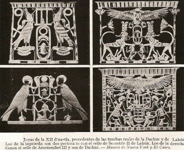 Orfebrera,  Egipto, XIX, DIN XII, Joyas, 1877-1817 aC.