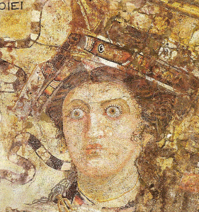 Mosaico, Alegora femenina de Alejandra