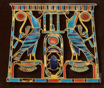 Orfebrera, DIN XII, Pectoral, Sesostris II, Tumba de la princesa Sithathor, 1877-1870 aC.