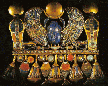 Orfebrera, XIV, DIN XVIII, Colgante, Tumba de Tutankhamn, 1334-1325