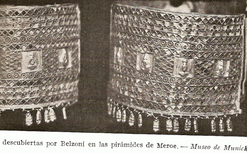 Orfebrera, X-VIII, DIN XXII-XXIII, Brazaletes, Meroe, 900-720