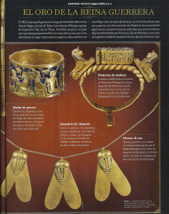 Orfebrera Egipto, XVI-XV, DIN XVII, Hiksosm, Joyas de la reina Ahhotep, esposa de Seqenenre Taa