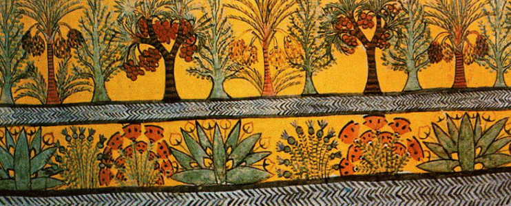 Pin, DIN XIX, Arboles y arbustos, poca de Ramss I, 1295-1294