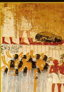 Pin, DIN X IX, Procesin funeraria, Tumba de Ramss II, 1279-1213