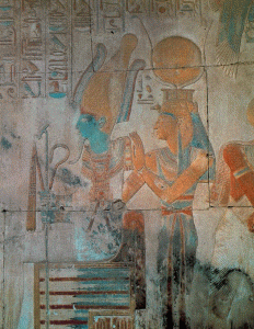 Pin, DIN XIX, Osiris e Isis, Templo funerario de Seti I, 1294-1279