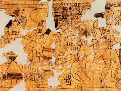 Pin, DIN XIX, Papiros de Turn, n 55001, M.Egipcio, Italia