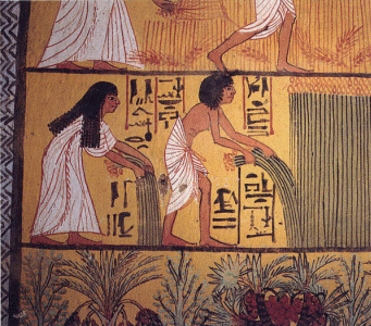 Pin, DIN XIX, Sennedjem y su esposa, poca de Ramss II, hacia 1270