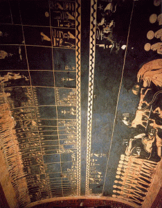 Pin, XIX, DIN XIX, Techo de la cmara funeraris, Tumbra de Seti I, Abydos, Valle de los Reyes, 1294-1279