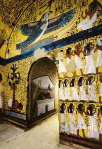 Pin, DIN XIX, Pinturas de la tumba de Pashedu, poca de Ramss II, 1279-12313