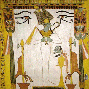 Pin, DIN XIX, Osiris rey del inframundo, Tumba de Sennedjem, poca de Ramss II, 1279-1213