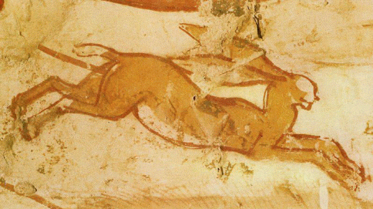 Pin, DIN XVIII, La liebre escapa, Tumba de Userhat, poca de Amenofis IV, 1350-1334