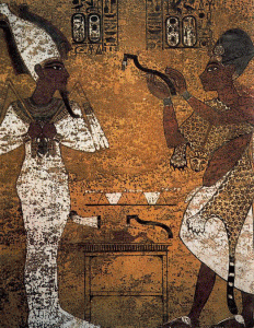 Pin, DIN XVIII, Apertura de la boca, Tumba de Tutankhamn, 1334-1325