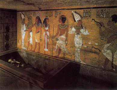 Pin, DIN XVIII, Cmara del sarcfago de Tutankhamn, 1334-1325