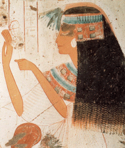 Pin, DIN XVIII, Dama, Tumba de Userhat, poca de Amenofis II, hacia 1300