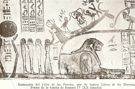 Pin, DIN XX, Libro de las Puertas, poca de Ramss IV, 1153-1147