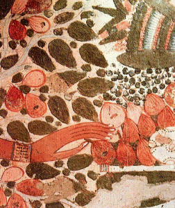 Pin, DIN XVIII, Mano cogiendo higos, poca de Amenofis IV, 1325.1334