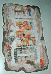Pin, DIN XVIII, Ofrenda funeraria, Tumba de Nebaum, poca de Amenofis III, 1382-1334