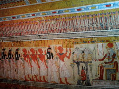 Pin, DIN XVIII, Dedicada a la diosa madre Nut, Tumba del cervecero  Junsu Im Heb, poca de Amenofis III, Luxor, 1382-1344