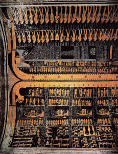Pin, DIN XX, Nut, Techo de la cmara del sarcfago, Tumba de Ramss VI, hacia 1140