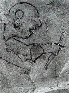 Pin, DIN XX, Picapedrero malhumorado, poca de Ramss VI, Fizwilliam Museum, Cambridge 1143-1136