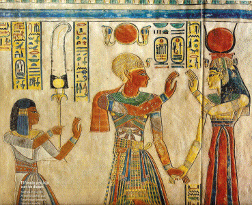 Pin, DIN XX, Ramss III con su hijo ante Osiris, Tumba del hijo, Valle de las Reinas, 1184-1153
