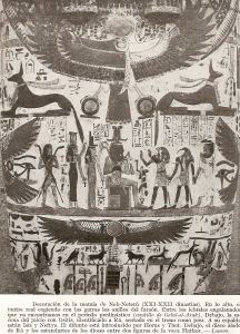 Pin, DIN XX- XXI, Decoracin de la momia de Neb Neter, Tebas, M. del Louvre, Pars