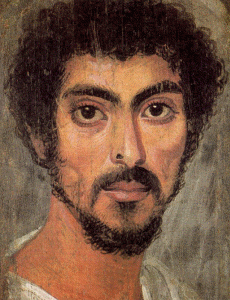 Pin, S. I aC- V dC., Retrato de hombre, El Fayum, Metropolitan Museum, N. York