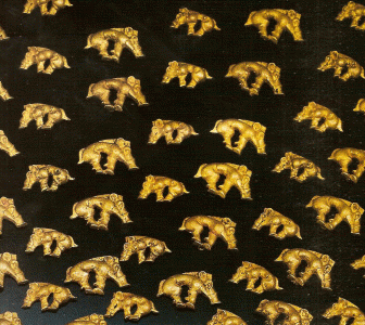 Orfebreria, VIII, Corceles oro Tumba Escita Repblica de Tuva Rusia 700 aC