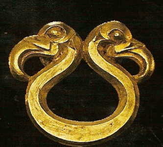 Orfebrera, VIII aC, Hebilla de Carcaj, Oro, Tumba Escita, Repblica de Tuva, Siberia, Rusia 700 aC