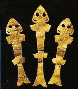 Orfebrera, VIII, Peces, Oro, Tumba Escita, Repblica de Tuva, Siberia, Rusia 700 aC