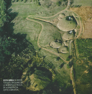 Arq, VI-IV aC., Tmulos, Necrpolis de Banditaccia, Cerveteri, Italia