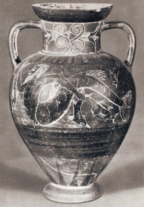 Cermica, VI aC., Anfora de Etruria meridional