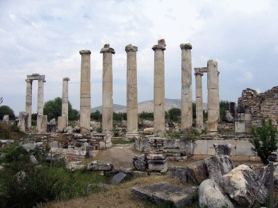 Arq, I aC., Templo de Afrodita, Afrodisias, Turquia