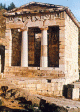Arq, V aC., Tesoro de los Atenienses, Templo In Antis,  Delfos, 490 aC. 