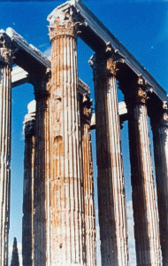 Arq, VI-II aC., Templo de Zeus u Olimpeion, Atenas, 515 aC.-131 dC.
